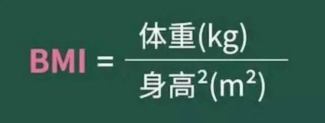 身高体重指数BMI
